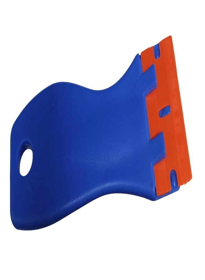 Inditrust أداة كشط محمولة من إنديتراست ومجموعة من 10 شفرات إضافية لإزالة الملصقات والطلاء والشارات من الزجاج وأسطح المواقد - Image 3